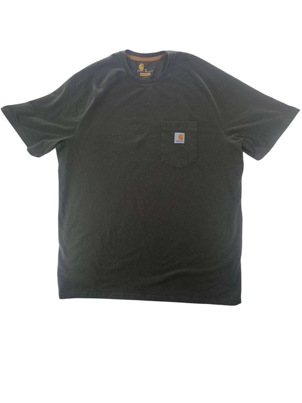 Carhartt Force Relaxed Fit Short Sleeve Pocket T-Shirt Men's XL Olive Green
